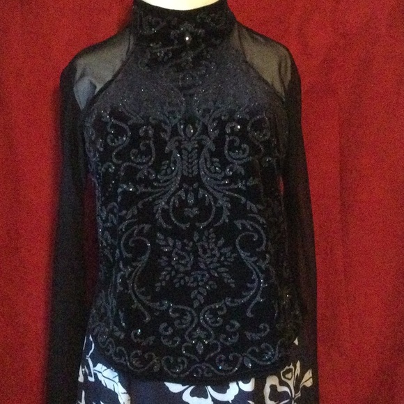 MSK Tops - Velvet Bling Top